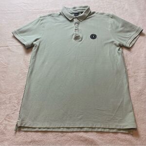 Le Temps Des Cerises Light Green Dylan Polo Shirt Size Large